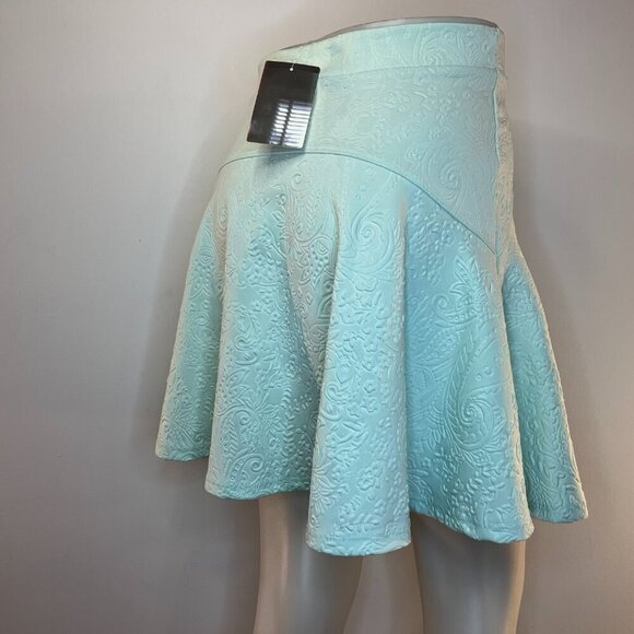 SPARKLE & FADE Women's Pale Green Stretch A-Line Skirt - Size Small - NWT $49 - Picture 3 of 4
